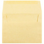 JAM Paper A6 Parchment Invitation Envelopes, 4.75 x 6.5, Antique Gold Recycled, 25/Pack (56721)