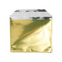 JAM Paper 4 x 5.5 Booklet Foil Envelopes with Self-Adhesive Closure, Gold, 25/Pack (1324894)