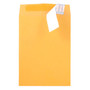 JAM Paper 7.5 x 10.5 Open End Catalog Envelopes with Peel and Seal Closure, Brown Kraft Manila, Bulk 500/Box (13034230C)