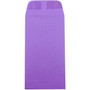 JAM Paper #7 Coin Envelopes, 3 1/2" x 6 1/2", Violet Purple Recycled, 50/Pack (1526758I)