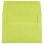 JAM Paper A7 Colored Invitation Envelopes, 5.25 x 7.25, Ultra Lime Green, Bulk 250/Box (96151H)