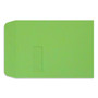 LUX Open End Open End Window Envelope, 9" x 12", Limelight Green, 250/Pack (LUX1590101-250)