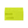 LUX Self Seal Security Tinted #10 Double Window Envelope, 4 1/8" x 9 1/8", Wasabi, 1000/Pack (INVDW-L22-1000)