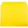 JAM Paper 9 x 12 Booklet Colored Envelopes, Yellow Recycled, 25/Pack (5156775)