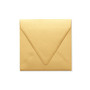 LUX 6 1/2 x 6 1/2 Square Contour Flap Envelopes, 250/Box, Gold Metallic (1855-07-250)