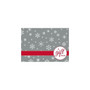 LUX Moistenable Glue #17 Mini Envelope, 2 11/16" x 3 11/16", Silver Snowflake, 50/Pack (LEVC-H02-50)