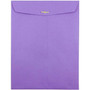JAM Paper 10 x 13 Open End Catalog Colored Envelopes with Clasp Closure, Violet Purple Recycled, 25/Pack (v0128182a)