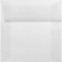 LUX 6 x 6 Square Envelopes 50/Pack, Clear Translucent (8525-50-50)