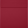 JAM Paper Square Envelopes, Peel & Press, Garnet, 6 x 6, 50 Pack (8525-101-50)