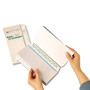 Quality Park Redi-Strip Self Seal Security Tinted #10 Window Envelope, 4 1/8" x 9 1/2", White, 1000/Carton (QUA90120B)
