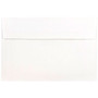 JAM Paper A9 Foil Lined Invitation Envelopes, 5.75 x 8.75, White with Silver Foil, 25/Pack (34078)