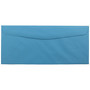 JAM Paper #10 Business Window Envelope, 4 1/8" x 9 1/2", Blue, 50/Pack (5156476I)