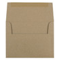 JAM Paper A2 Invitation Envelopes, 4.375 x 5.75, Brown Kraft Paper Bag, 25/Pack (LEKR600)