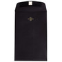 JAM Paper 6 x 9 Open End Catalog Envelopes with Clasp Closure, Black, 100/Pack (87915)