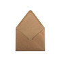 JAM Paper A2 Invitation Envelope, 4 3/8" x 5 3/4", Brown Kraft Recycled, 100/Pack (63134656D)