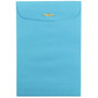 JAM Paper® 6 x 9 Open End Catalog Colored Envelopes with Clasp Closure, Blue Recycled, 25/Pack (V0128123F)