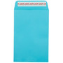 JAM Paper 6 x 9 Open End Envelopes ,Pool , 50 Pack, Blue (LUX-1644-102-50)