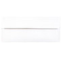 JAM Paper Open End #10 Business Envelope, 4 1/8" x 9 1/2", White and Red, 50/Pack (95140I)