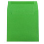 JAM Paper 6.5 x 6.5 Square Colored Invitation Envelopes, Green Recycled, 100/Pack (02792279B)
