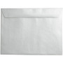JAM Paper 9 x 12 Metallic Booklet Envelopes, Stardream Silver, 100/Pack (85818c)