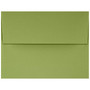 JAM Paper A4 Self Seal Invitation Envelopes, 4 1/4" x 6 1/4", Avocado Green, 250/Pack (4872-27-250)