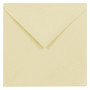 JAM PAPER Square Invitation Envelopes with Euro Flap, 7.5" x 7.5", Ivory, 100/Pack (02792255B)
