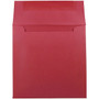 JAM Paper 6 x 6 Square Metallic Invitation Envelopes, Stardream Jupiter Red, Bulk 250/Box (184777H)