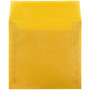 JAM Paper 8.5 x 8.5 Square Translucent Vellum Invitation Envelopes, Gold, 50/Pack (PACV597I)