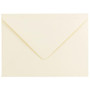 JAM Paper A7 Strathmore Invitation Envelopes with Euro Flap, 5.25 x 7.25, Ivory Laid, 25/Pack (1921402)