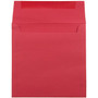 JAM Paper 6.5 x 6.5 Square Colored Invitation Envelopes, Red Recycled, 25/Pack (2792283)