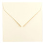 JAM Paper 7.5 x 7.5 Square Invitation Envelopes with Euro Flap, Natural White, 25/Pack (27912565)