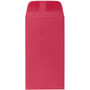 JAM Paper #7 Coin Business Colored Envelopes, 3.5 x 6.5, Red Recycled, 50/Pack (355228282I)