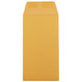 JAM Paper #5 1/2 Coin Envelope, 3 1/8" x 5 1/2", Brown Kraft, 50/Pack (1623991I)