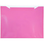 JAM Paper® Plastic Envelopes with Button and String Tie Closure, Letter Booklet, 9.75 x 13, Two-Tone Pink, 12/Pack (89931750b)