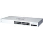 Cisco 220 24-Port Gigabit Ethernet Managed Switch, Silver (CBS22024P4XNA)