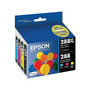 Epson T288 Black High Yield and Cyan/Magenta/Yellow Standard Yield Ink Cartridge, 4/Pack (T288XL-BCS)