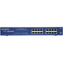 Netgear 16-Port Gigabit Ethernet Unmanaged Switch, Blue/Gray (JGS516PE-100NAS)