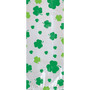 Amscan St. Patrick's Day Shamrock Cello Bags, 9.5" x 4", Plastic, 7/Pack, 20 Per Pack (370297)