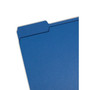 Smead File Folder, 1/3-Cut Tab, Letter Size, Navy, 100/Box (13193)