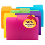 Smead SuperTab® File Folder, 1/3-Cut tab, Letter Size, Poly, 18 per Pack (10515)