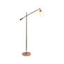 Lalia Home Studio Loft 55.5" Rose Gold Floor Lamp with Cylindrical Shade (LHF-5021-RG)