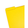 Smead File Folder, Reinforced 1/3-Cut Tab, Letter Size, Yellow, 100/Box (12934)