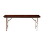 Alera Wood Folding Table, Rectangular, 71.88w x 17.75d x 29.13h, Mahogany (ALEFT727218MY)