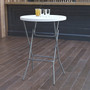 Flash Furniture Elon Folding Table, 31.25" x 31.25", Granite White (DADYCZ80R2BAR)