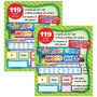Teacher Created Resources First 100 Sight Words Pocket Chart Cards, 119 Pieces Per Pack, 2 Packs (TCR20845-2)
