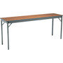 Rectangular Folding Table, 30Hx18Wx72"L (65dd3e85e8837636b11c3ef2_ud)