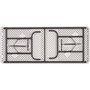 ICEBERG IndestrucTable TOO 1200 Series Folding Table, 48" x 24", Platinum (65203)