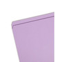 Smead Reinforced Straight Cut Colored File Folders, Legal, Lavender, 100/Box (17410)