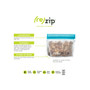 BlueAvocado (re)zip PEVA Food Bags, 5.75" x 3.75" x 2", Assorted Colors, 5/Pack (65dd3ea5e8837636b11c4091_ud)