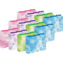 Barker Creek File Folder Set, 1/3-Cut Tab, Letter Size, Tie-Dye and Ombré, 36/Set (4326)